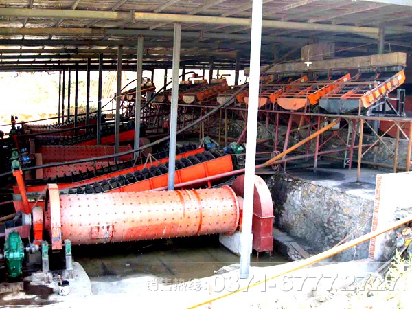 螢石礦選礦生產(chǎn)線