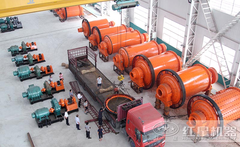 球磨機生產(chǎn)車間展示