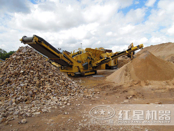 小型顎式移動石子設(shè)備