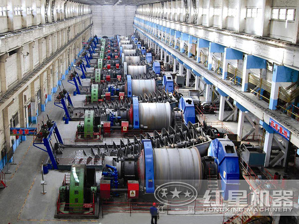 大型銅礦選礦生產(chǎn)線現(xiàn)場(chǎng)