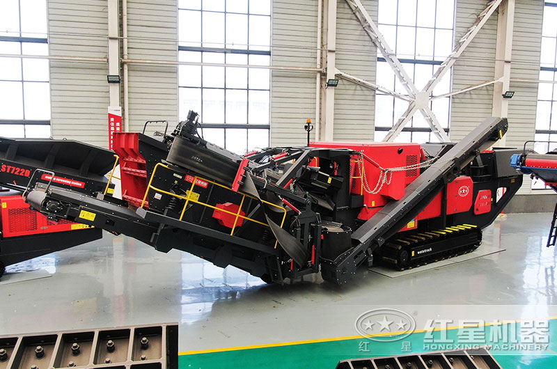 移動(dòng)破碎篩分一體機(jī)圖片