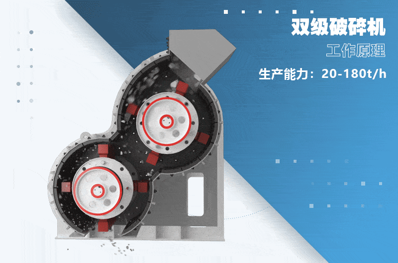 雙級破碎機(jī)工作原理圖 雙級破碎機(jī)工作原理圖