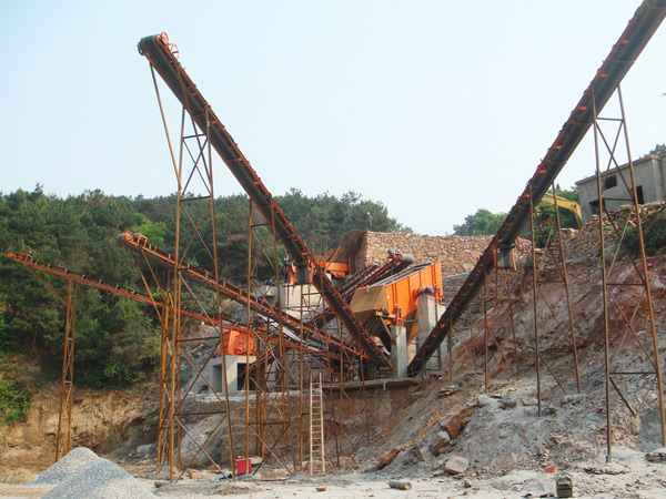 石料生產(chǎn)線客戶現(xiàn)場(chǎng)