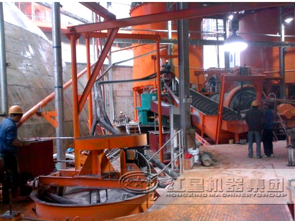 褐鐵礦選礦生產(chǎn)線