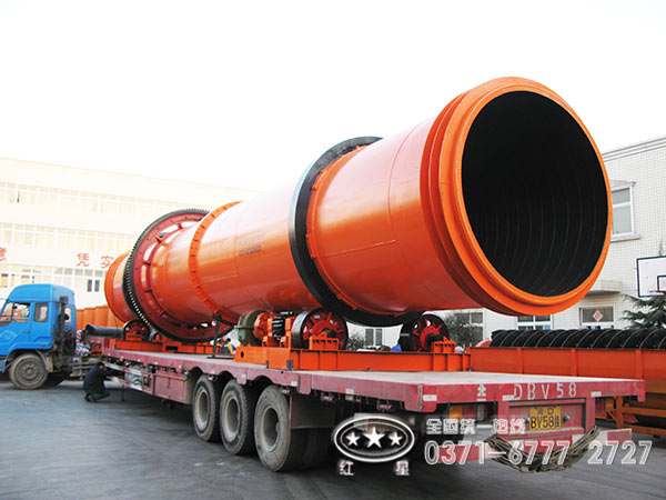 鉀長石烘干機(jī)發(fā)貨現(xiàn)場