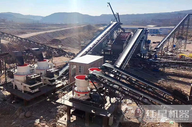 江蘇客戶鵝卵石制沙線圖片