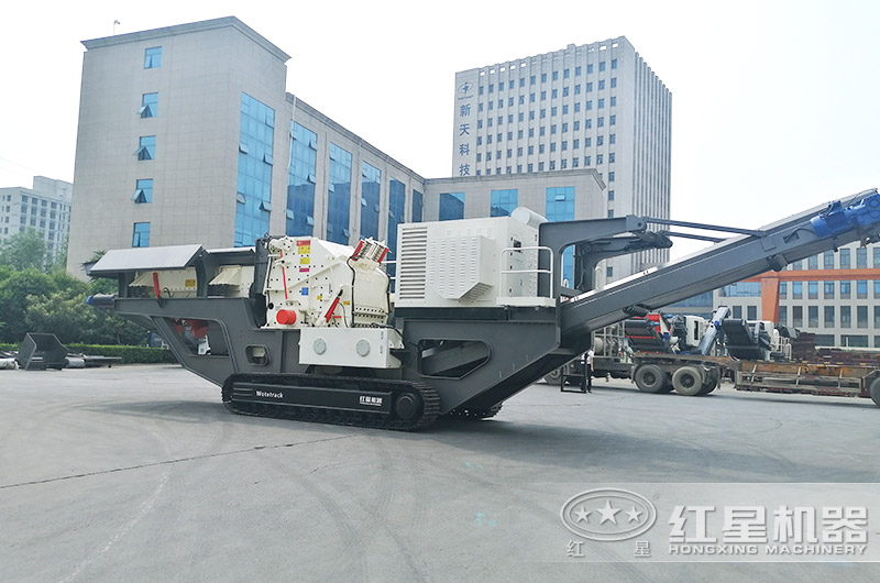 移動打砂機圖片（履帶式）