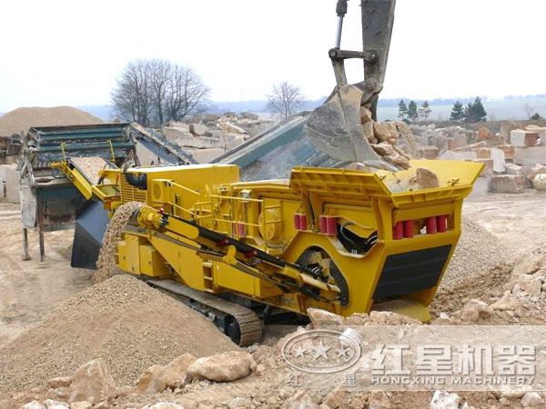 紅星機器履帶破碎站現(xiàn)場圖片 紅星機器履帶破碎站現(xiàn)場圖片