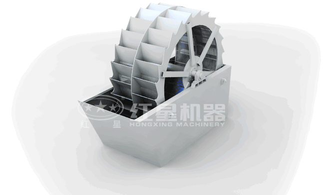 洗砂機動態(tài)原理圖展示 洗砂機動態(tài)原理圖展示