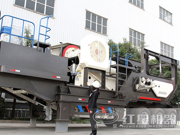 紅星機器小型流動石子加工機 紅星機器小型流動石子加工機