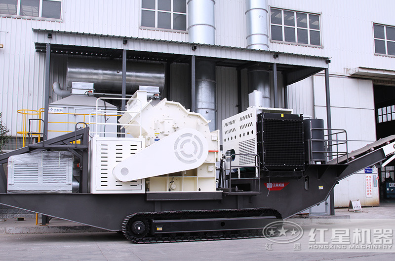 履帶式移動(dòng)一體磕石機(jī) 履帶式移動(dòng)一體磕石機(jī)