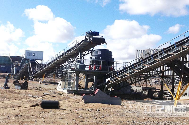 紅星全液壓圓錐破用戶現(xiàn)場