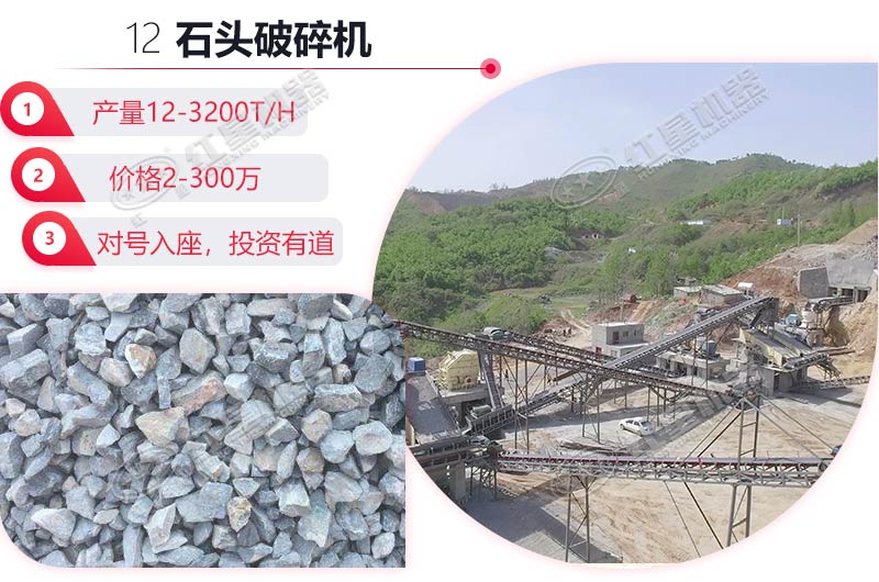 12的石頭破碎機展示
