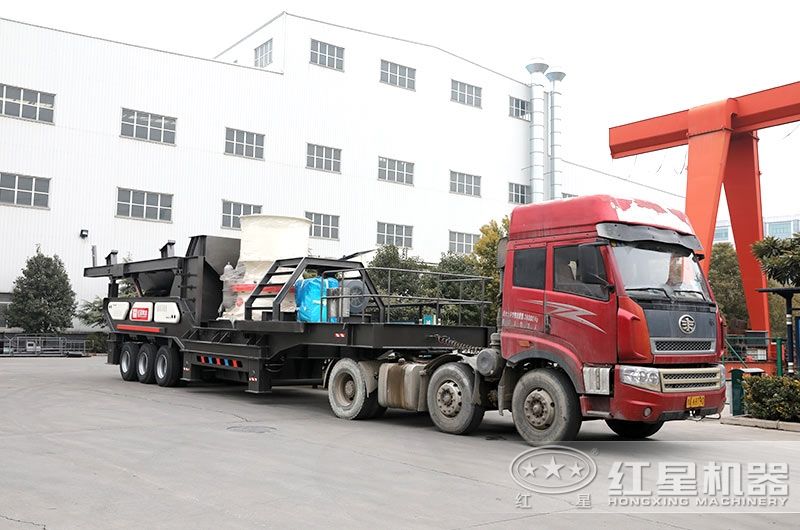 輪胎式圓錐破振動(dòng)篩可移動(dòng)式破碎機(jī)