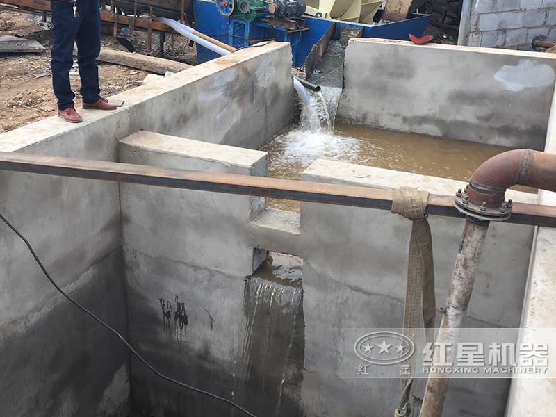 洗沙現(xiàn)場(chǎng)水循環(huán)設(shè)施