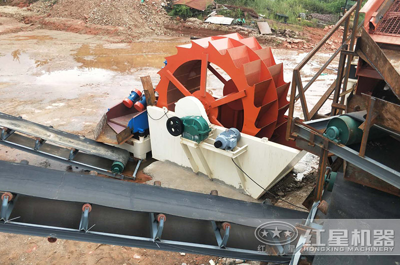 洗沙場作業(yè)現(xiàn)場