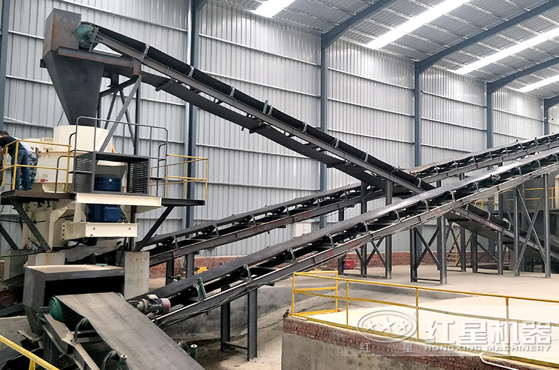 時(shí)產(chǎn)150噸沙石生產(chǎn)線現(xiàn)場(chǎng)