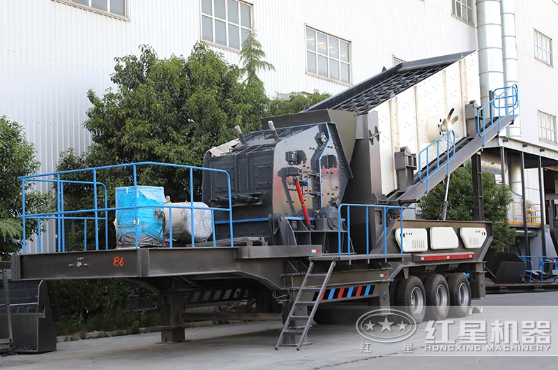 移動(dòng)破碎站搭載反擊破 移動(dòng)破碎站搭載反擊破