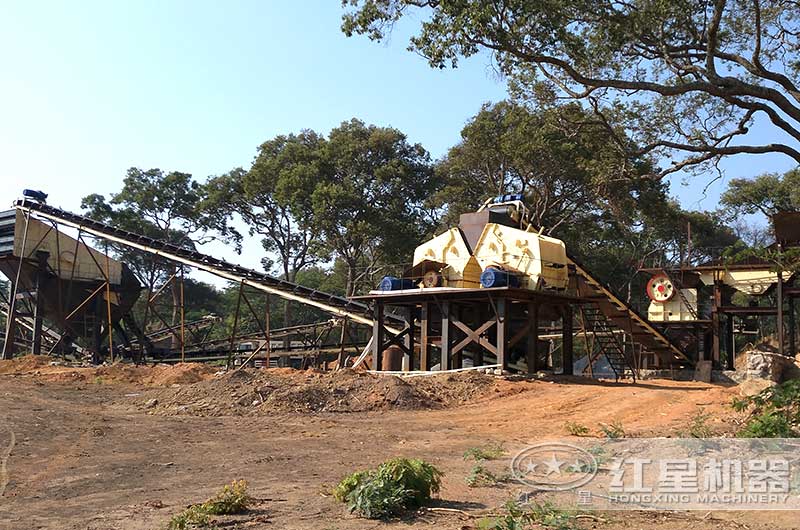 石頭破碎機生產(chǎn)現(xiàn)場 石頭破碎機生產(chǎn)現(xiàn)場